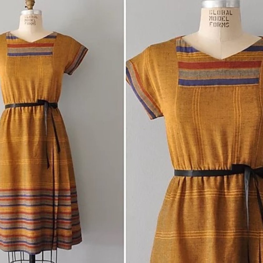 Vintage Golden Dress